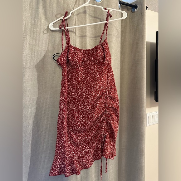 Shein Ruched Drawstring Dress - Picture 3 of 5